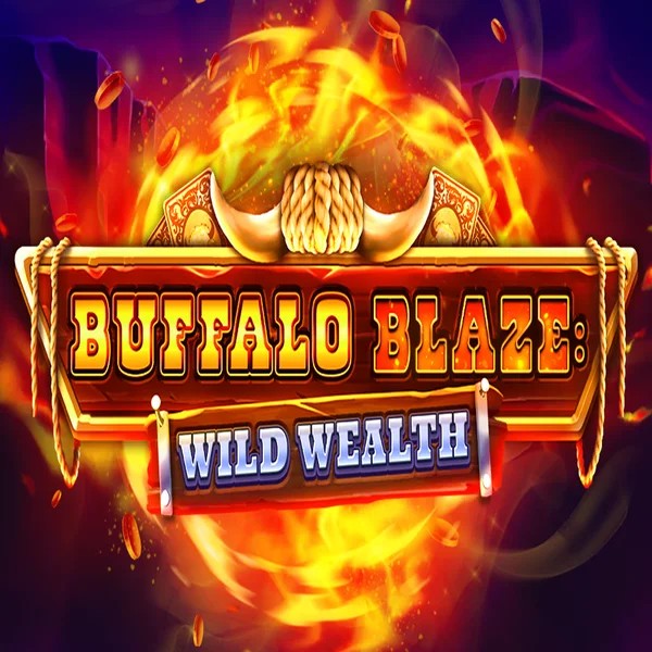 Buffalo Blaze Wild Wealth logo by OctoPlay at Ritzo Casino