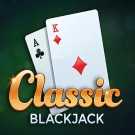 Classic Blackjack online game logo by Red Tiger Gaming on ritzocasino-se.com
