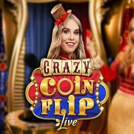Crazy Coin Flip logo by Evolution at Ritzo Casino