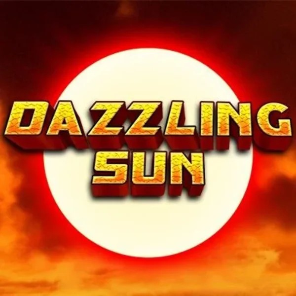 Dazzling Sun slot logo by Win Studios at Ritzo Casino