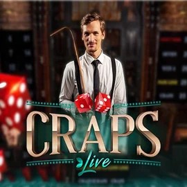 Live Casino logo of Live Craps from Evolution at Ritzo Casino