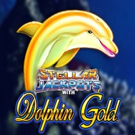 Jackpots logo of Dolphin Gold with Stellar Jackpots from Lightning Box Game at Ritzo Casino