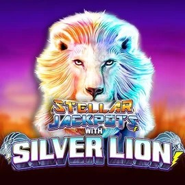 Stellar Jackpots with Silver Lion logo – Jackpots by Lightning Box Game at Ritzo Casino